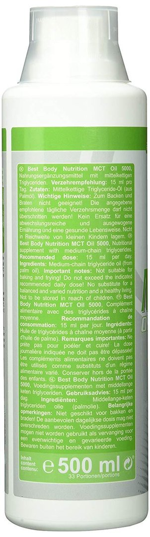Best Body Nutrition MCT Oil 5000 - 500 ml