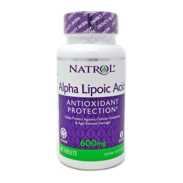 Natrol Alpha Lipoic Acid 600mg ALA Time release