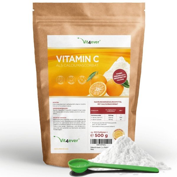Vit4ever Vitamin C Pulver 500g