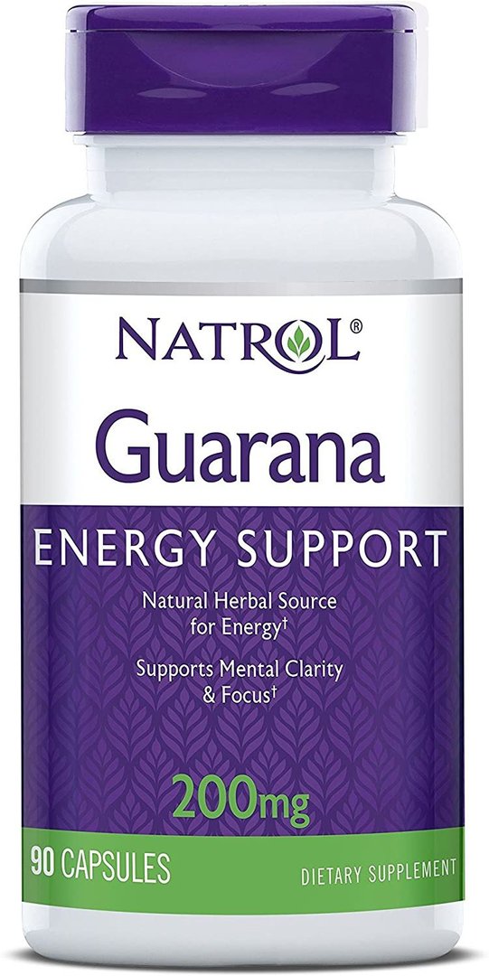 Natrol Guarana Energy Support 200 mg (90 Kps)