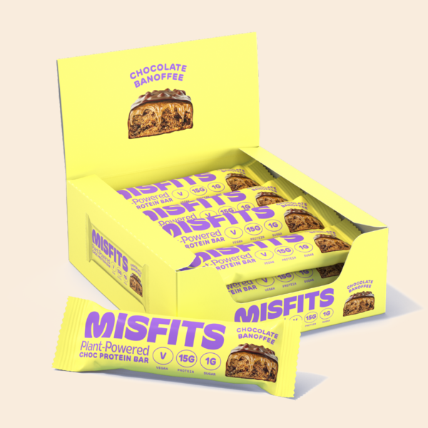 Misfits Plant Based vegan Riegel 45 g MHD 06/23