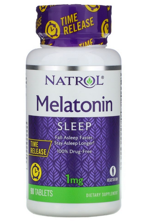 Natrol Melatonin 1 mg Time Release 90 Tbl