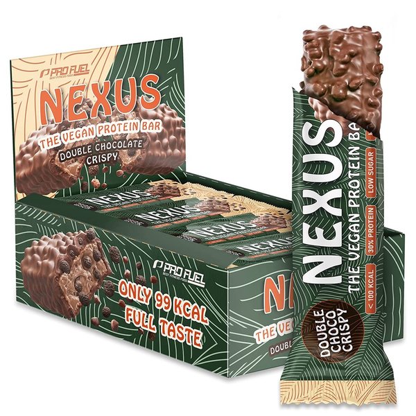 NEXUS The Vegan Protein Bar Double Chocolate Crispy (30 g)
