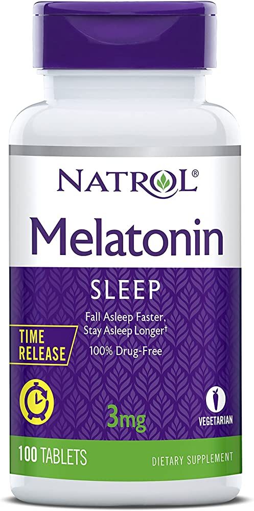 Natrol Melatonin 3mg Time Release 100 Tbl