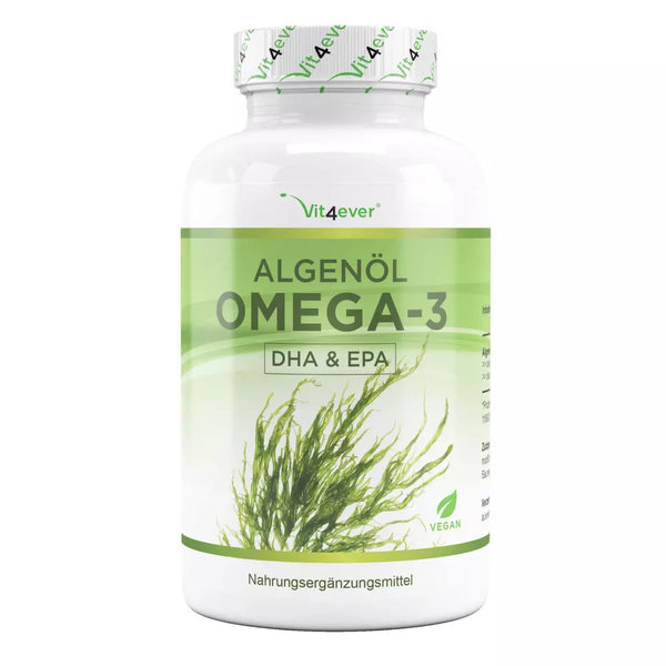 Vit4ever Algenöl Omega-3 (vegan) 120 Kps