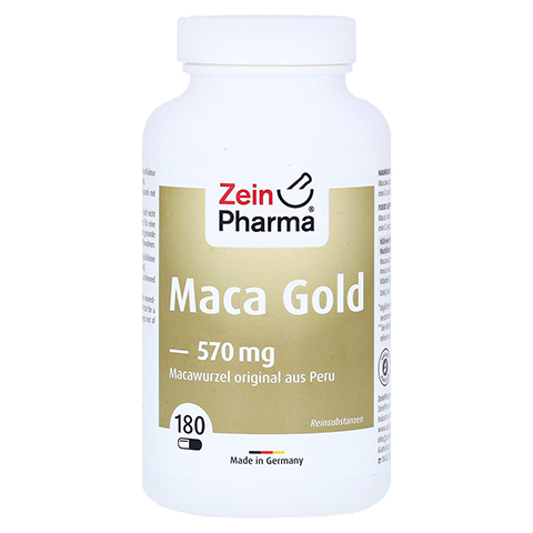 Zein Pharma Maca Gold - 570 mg, 180 Kapseln